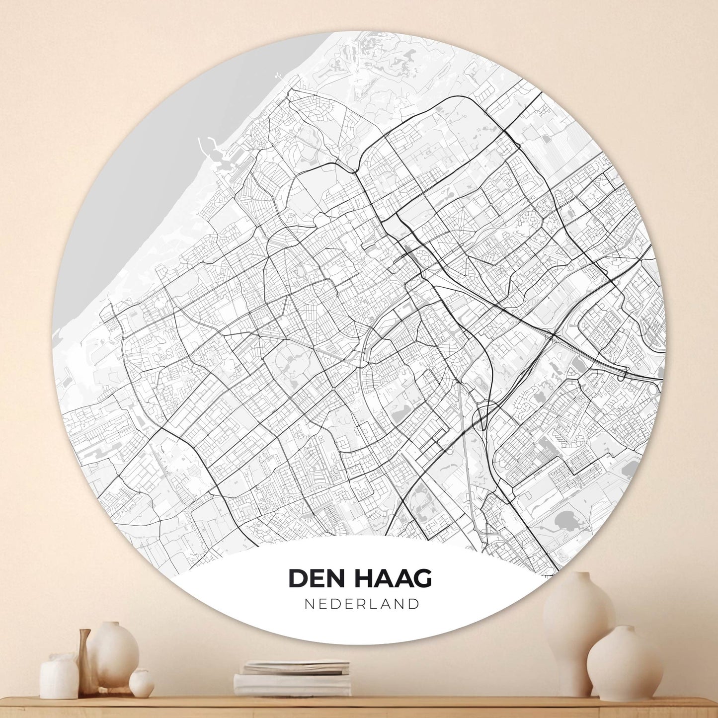 Den Haag - Kaarten - Muurstatuur