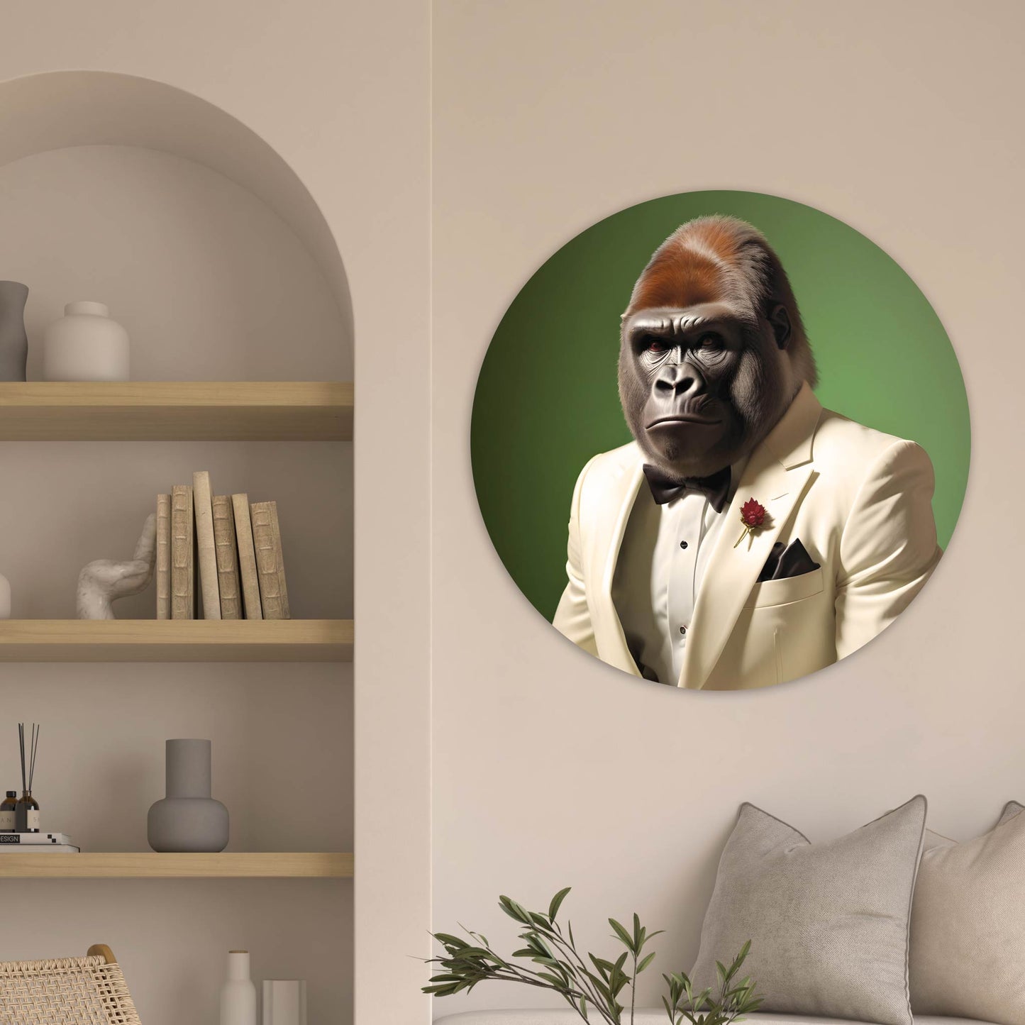 Fancy Gorilla - Limited Editions - Muurstatuur