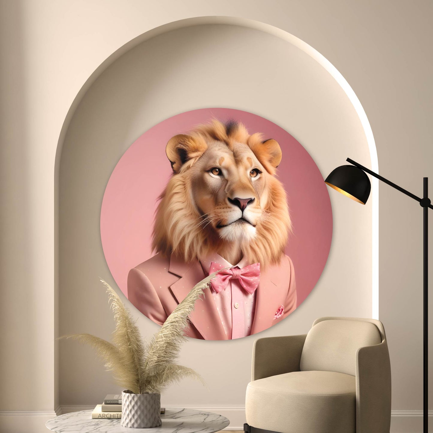 Fancy Leeuw - Limited Editions - Muurstatuur