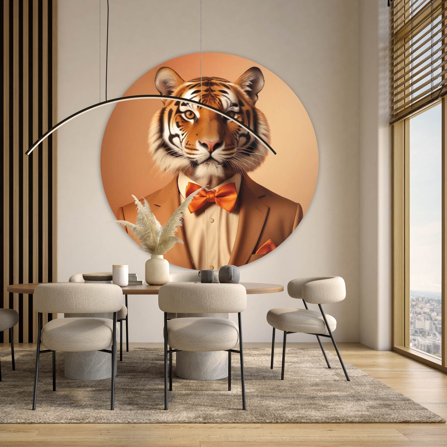 Fancy Tijger - Limited Editions - Muurstatuur