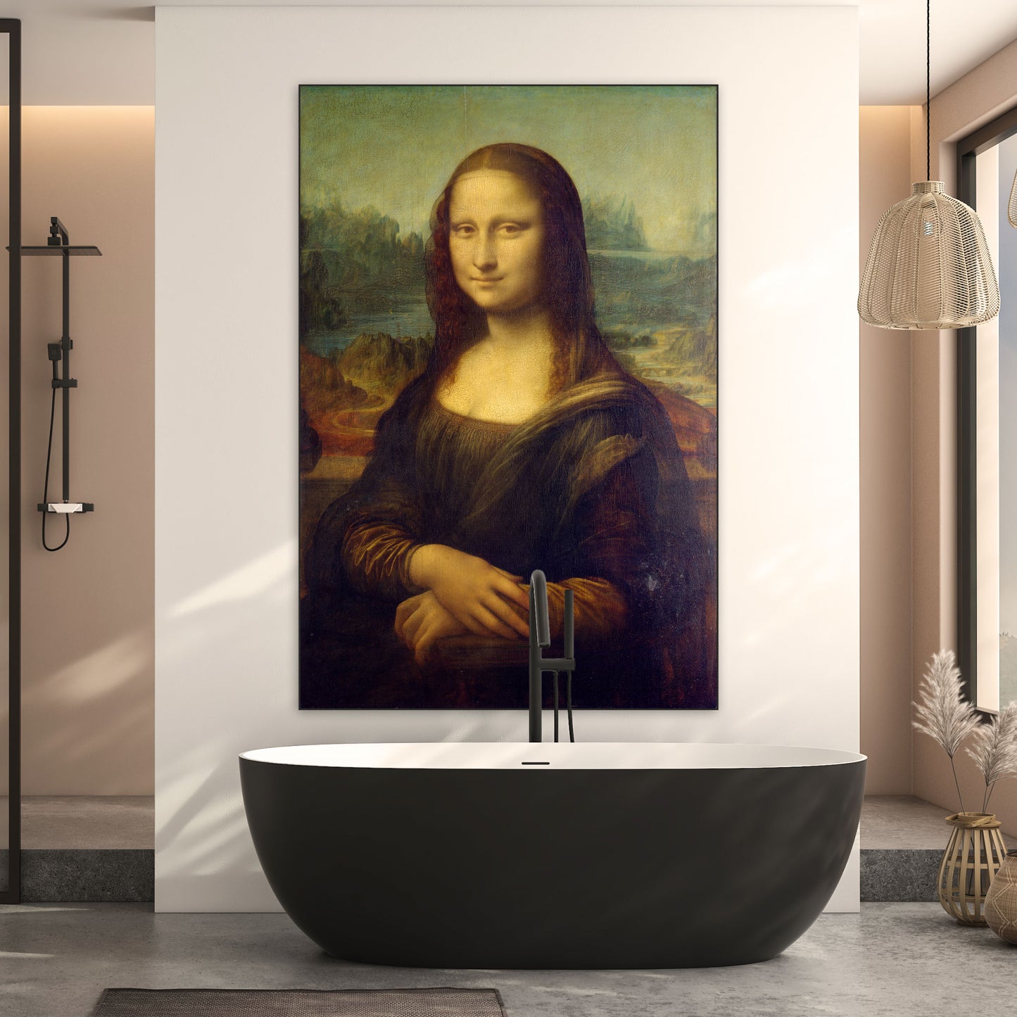 Mona Lisa - Meesterwerken - Muurstatuur