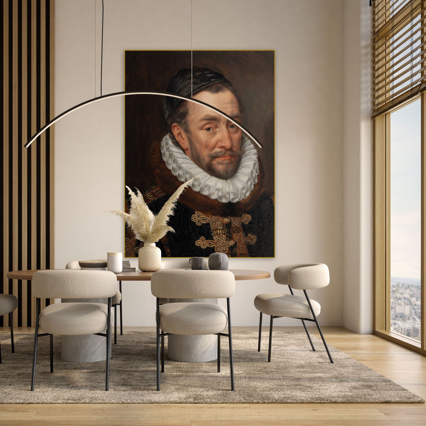 Portret van Willem I - Meesterwerken - Muurstatuur