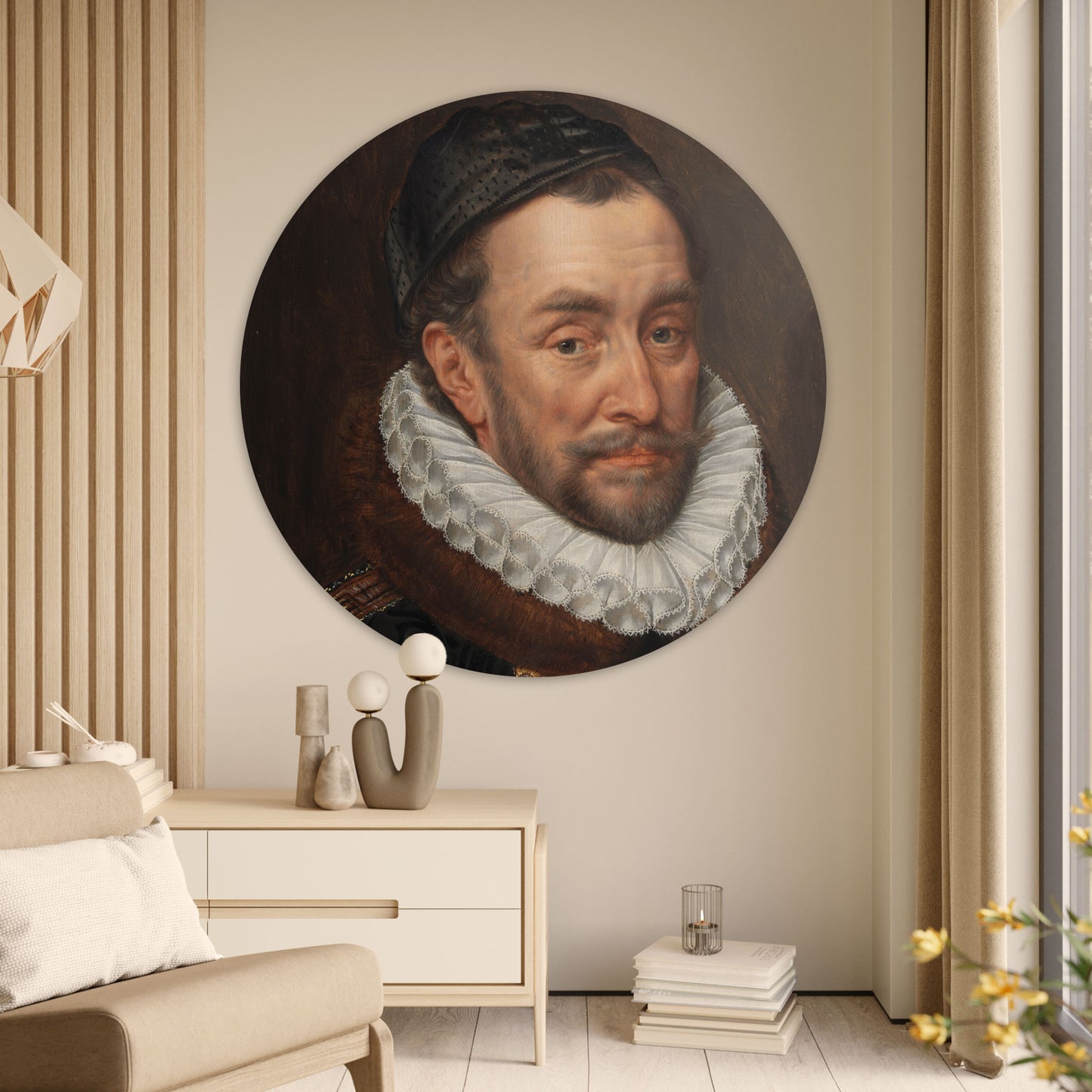 Portret van Willem I - Meesterwerken - Muurstatuur