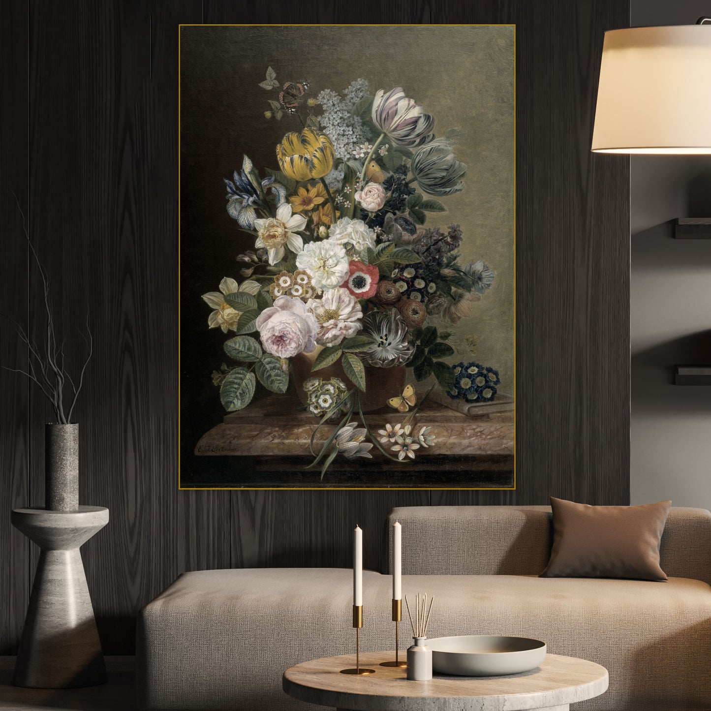 Stilleven met Bloemen I - Stillevens - Muurstatuur
