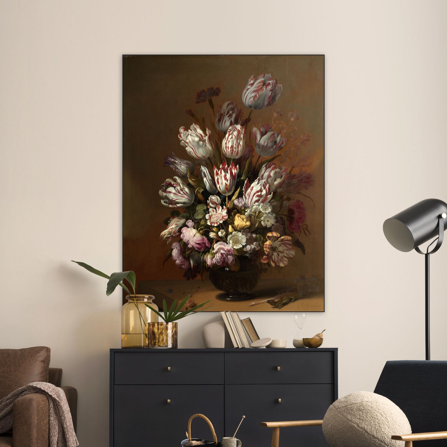 Stilleven met Bloemen III - Stillevens - Muurstatuur