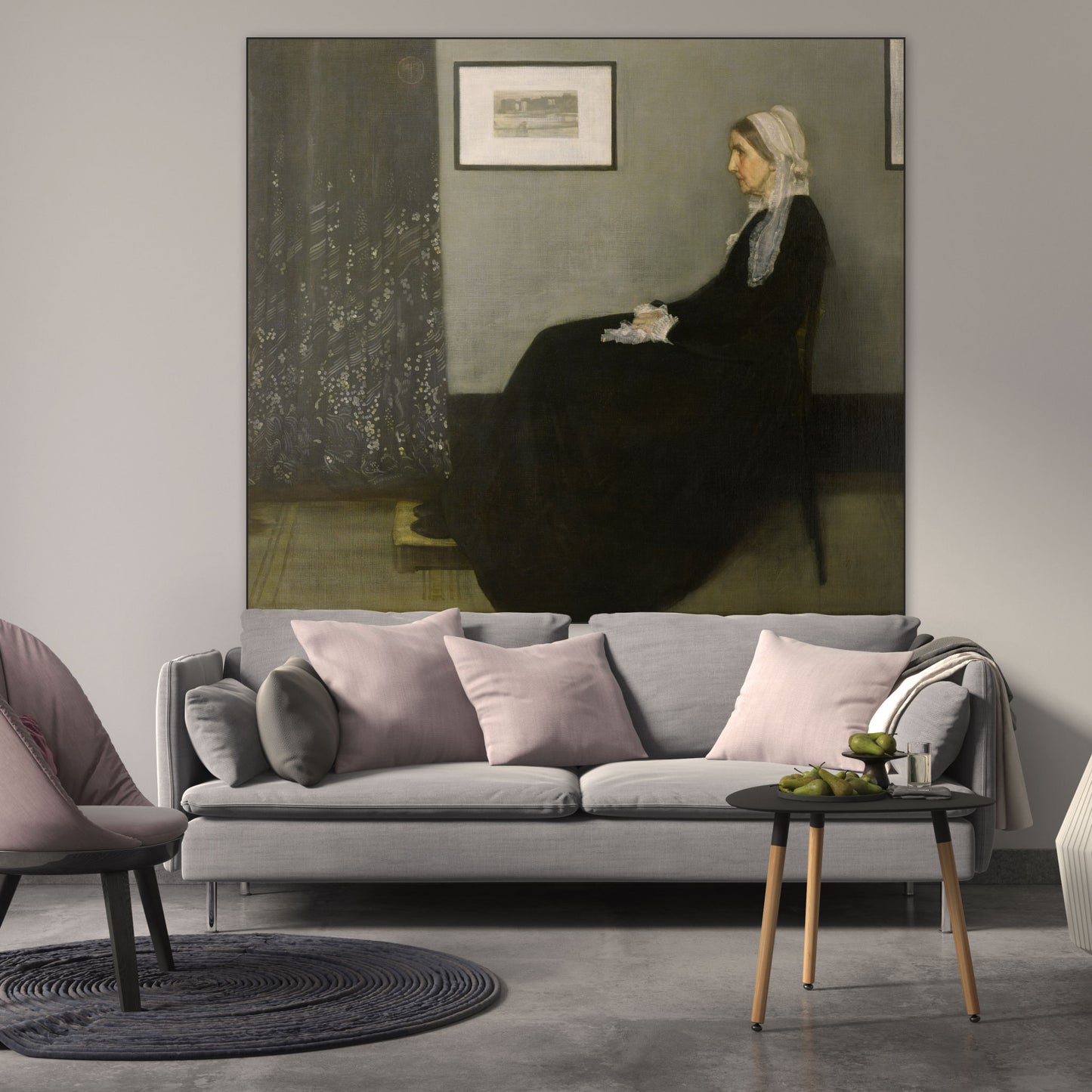 Whistler's Moeder - Meesterwerken - Muurstatuur