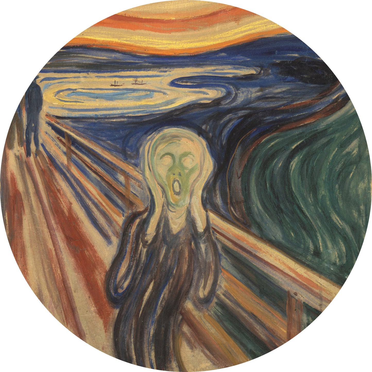 De Schreeuw - Meesterwerken - Muurstatuur