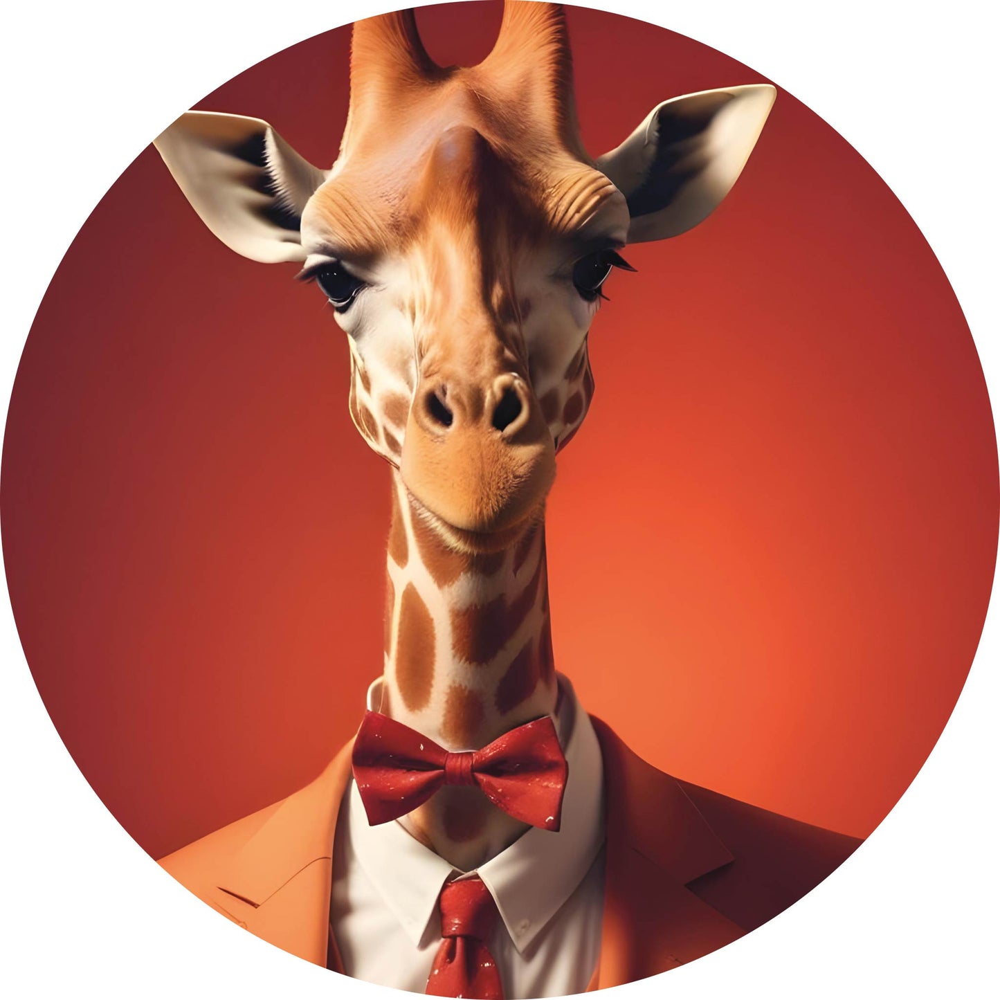 Fancy Giraffe - Limited Editions - Muurstatuur