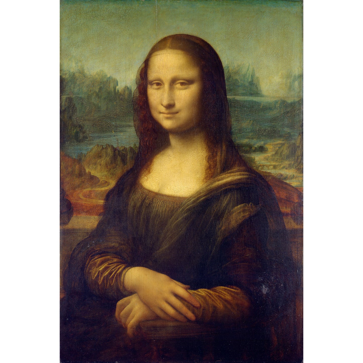 Mona Lisa - Meesterwerken - Muurstatuur