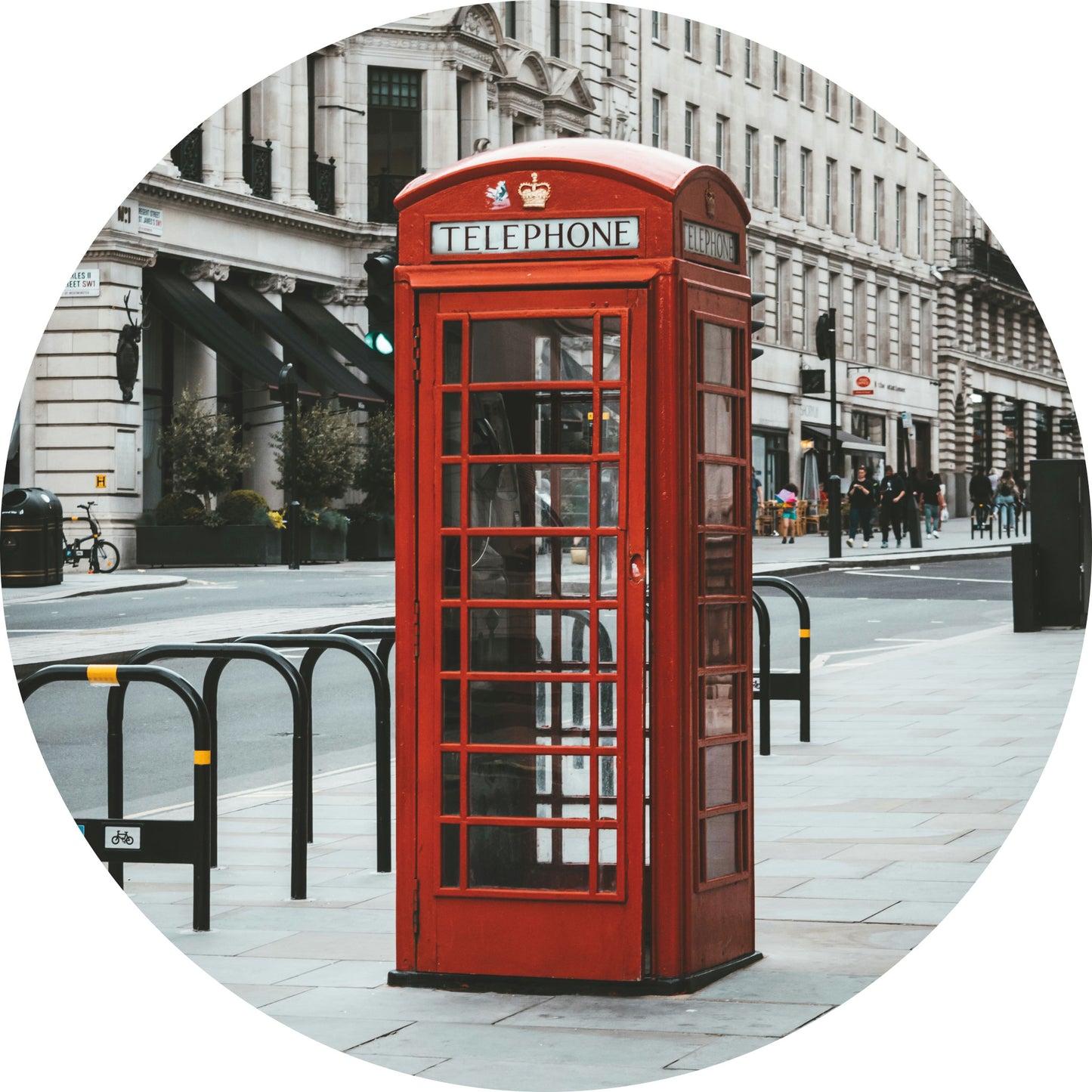 Telefooncel in Londen - Fotografie - Muurstatuur