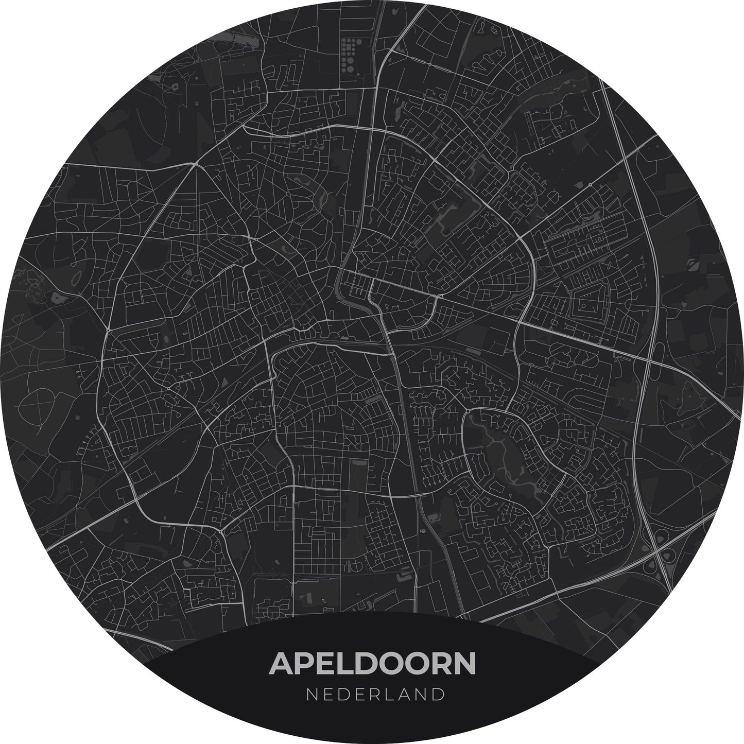 Apeldoorn - Kaarten - Muurstatuur