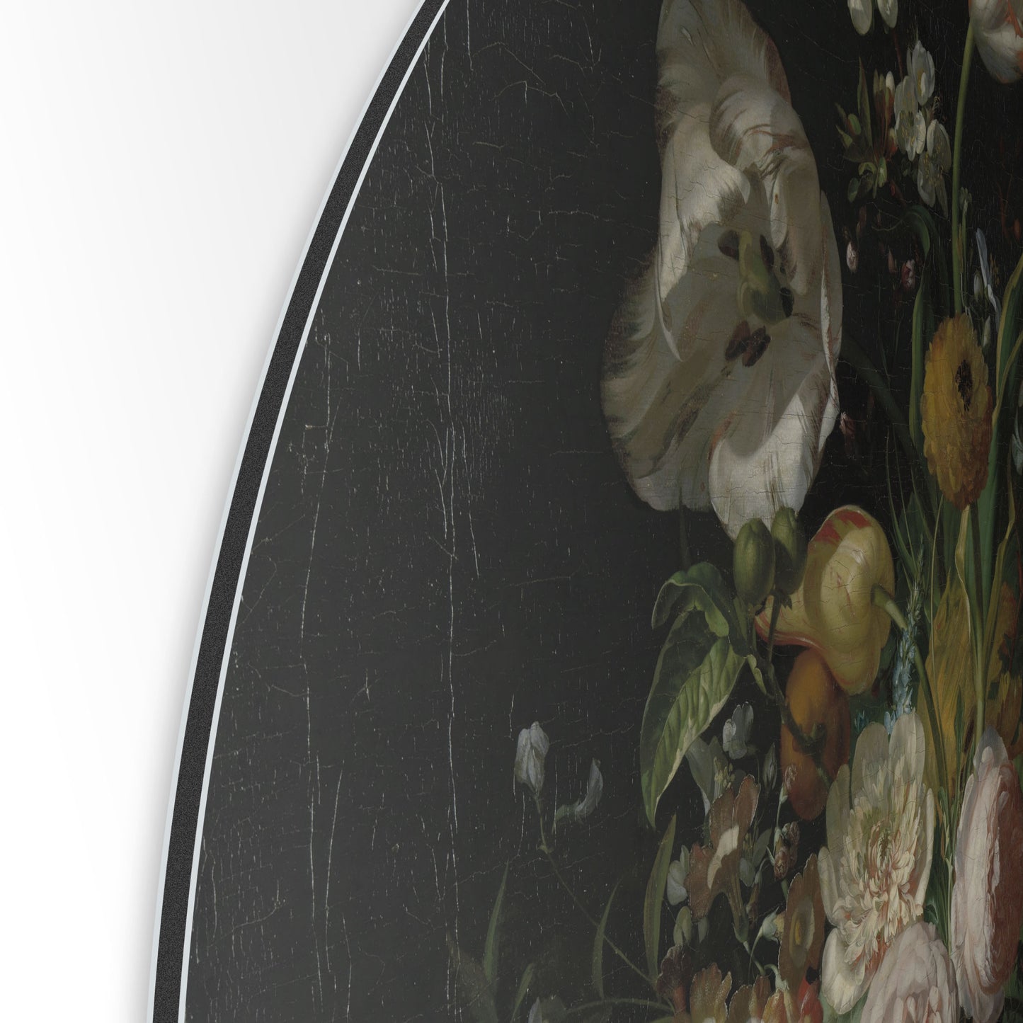 Stilleven met Bloemen in een Glazen Vaas I - Stillevens - Muurstatuur
