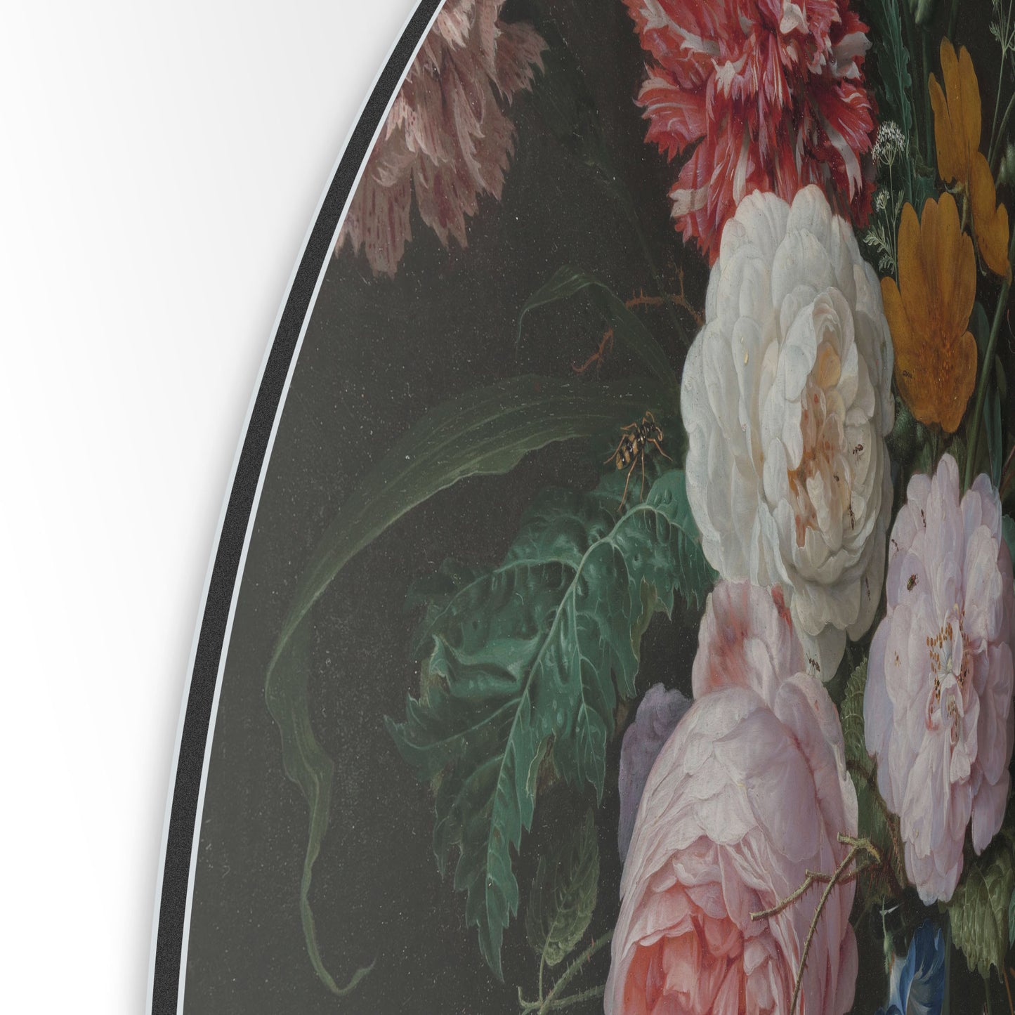 Stilleven met Bloemen in een Glazen Vaas II - Stillevens - Muurstatuur