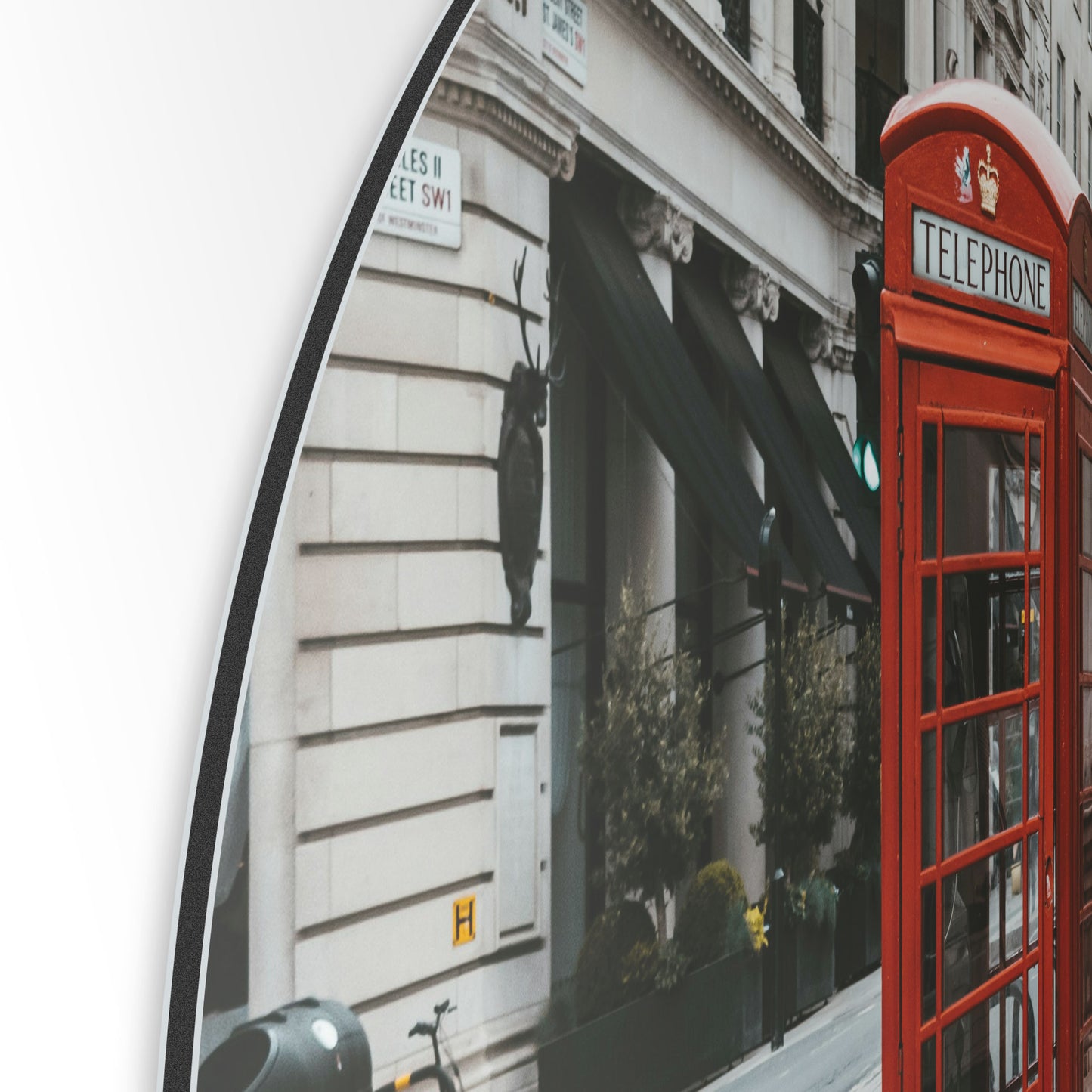 Telefooncel in Londen - Fotografie - Muurstatuur
