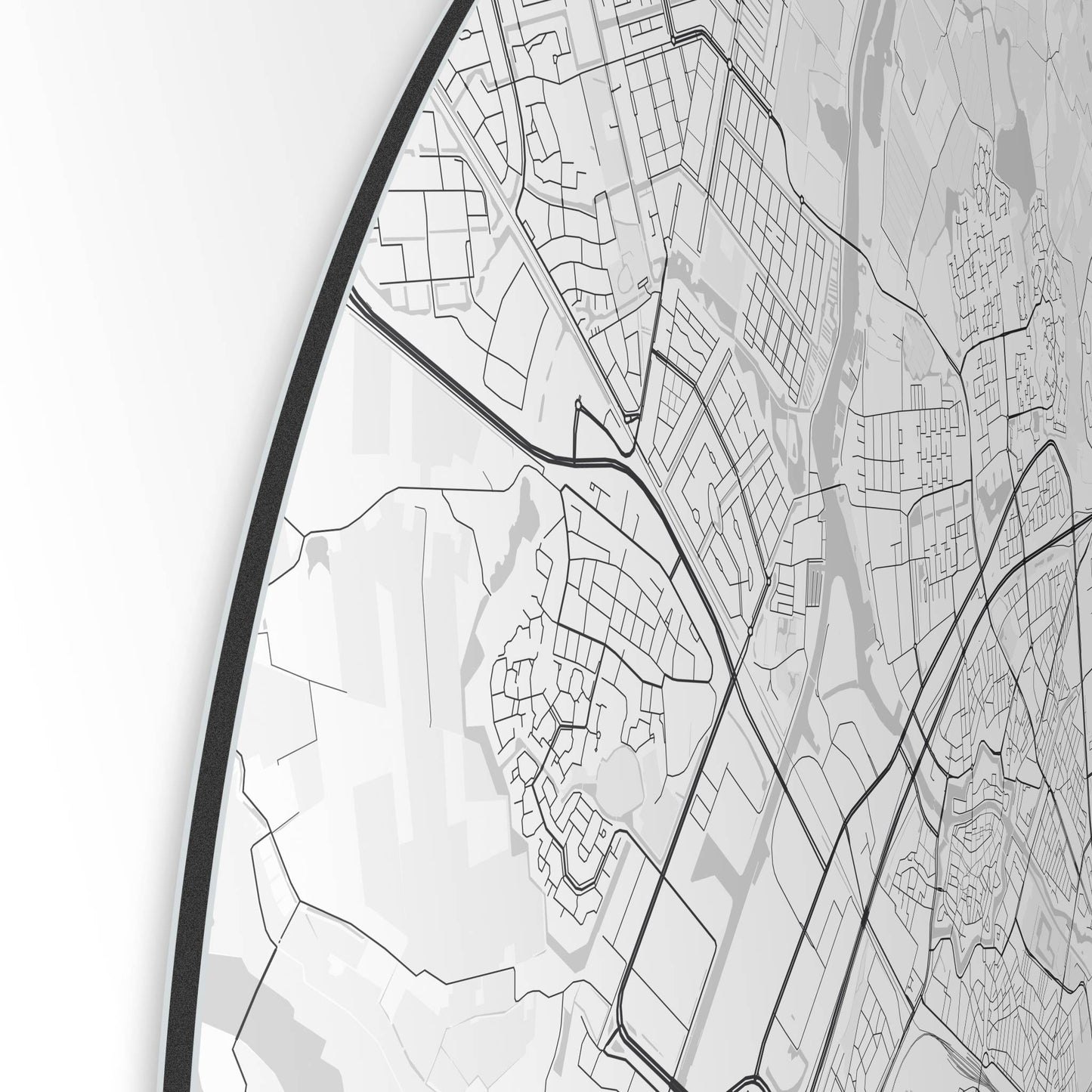 Zwolle - Kaarten - Muurstatuur