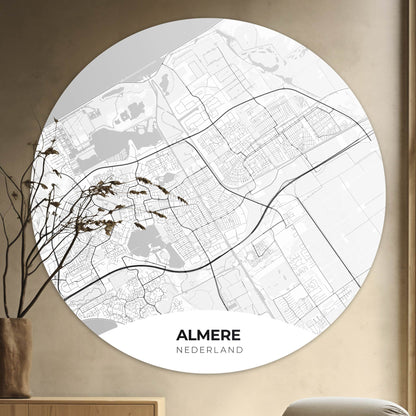 Almere - Kaarten - Muurstatuur