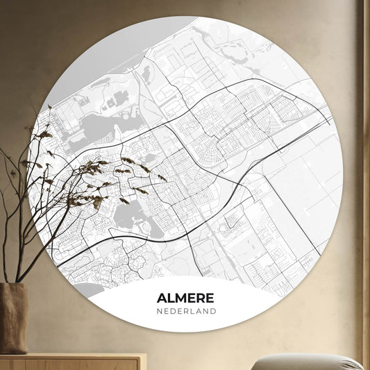 Almere - Kaarten - Muurstatuur