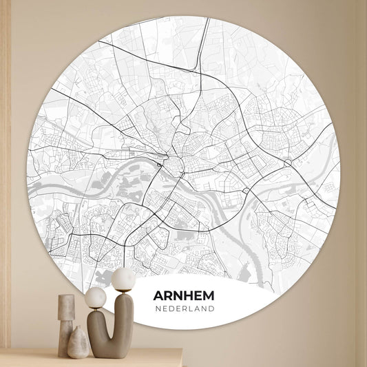 Arnhem - Kaarten - Muurstatuur