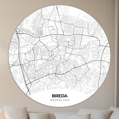 Breda - Kaarten - Muurstatuur
