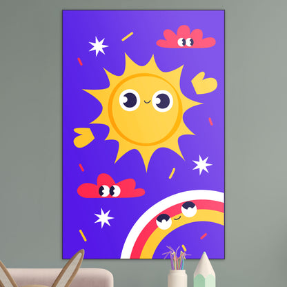 Chilly Sun - Kinderkamer - Muurstatuur