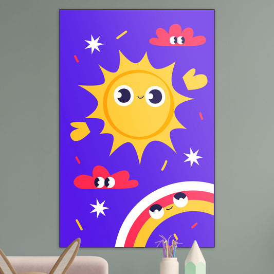 Chilly Sun - Kinderkamer - Muurstatuur