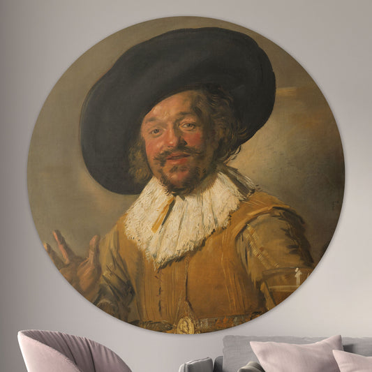 De Vrolijke Drinker - Meesterwerken - Muurstatuur