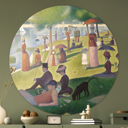 Een Zondag op La Grande Jatte - Meesterwerken - Muurstatuur