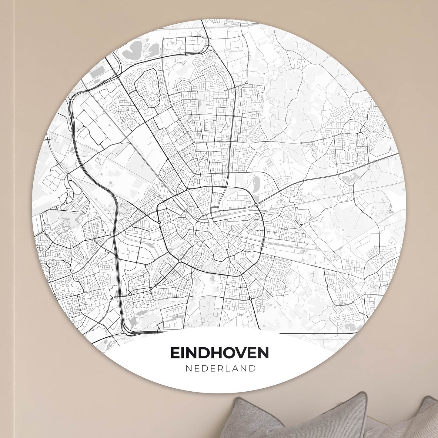 Eindhoven - Kaarten - Muurstatuur