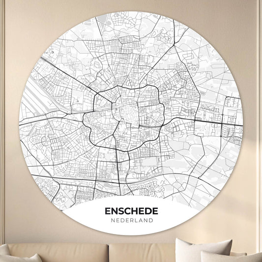 Enschede - Kaarten - Muurstatuur