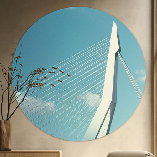 Erasmusbrug Rotterdam - Fotografie - Muurstatuur