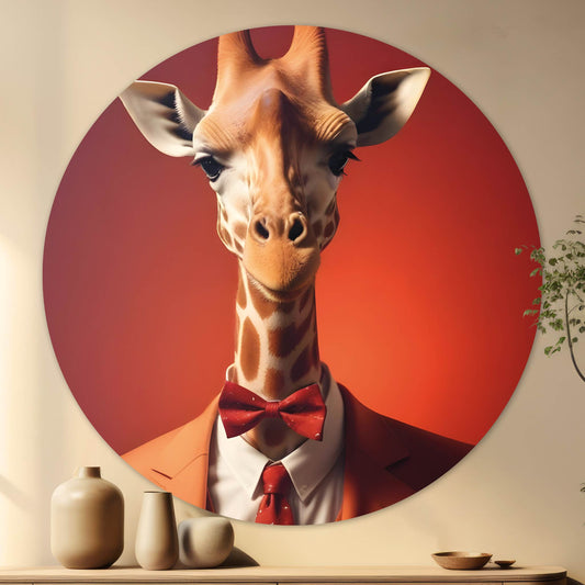 Fancy Giraffe - Limited Editions - Muurstatuur