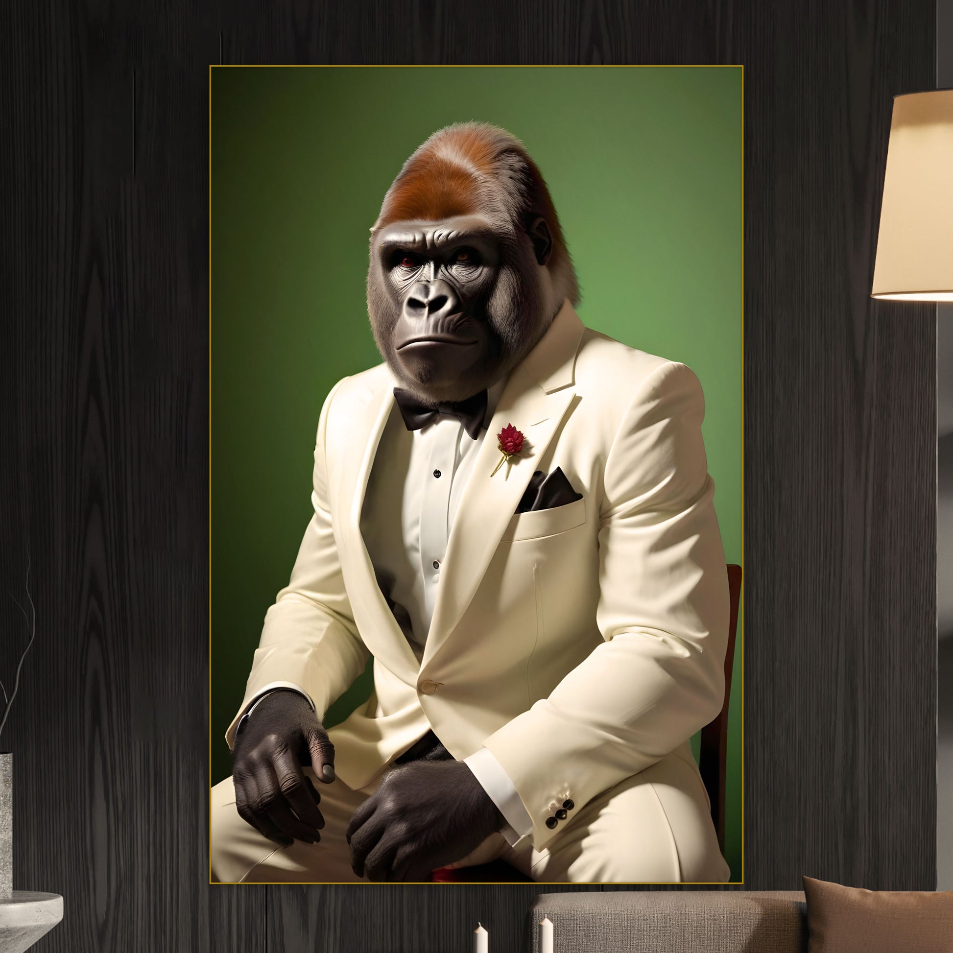 Fancy Gorilla - Limited Editions - Muurstatuur