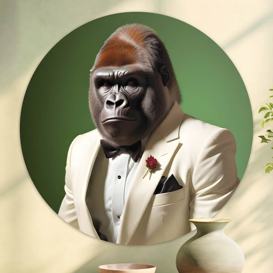 Fancy Gorilla - Limited Editions - Muurstatuur