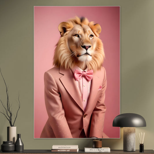 Fancy Leeuw - Limited Editions - Muurstatuur