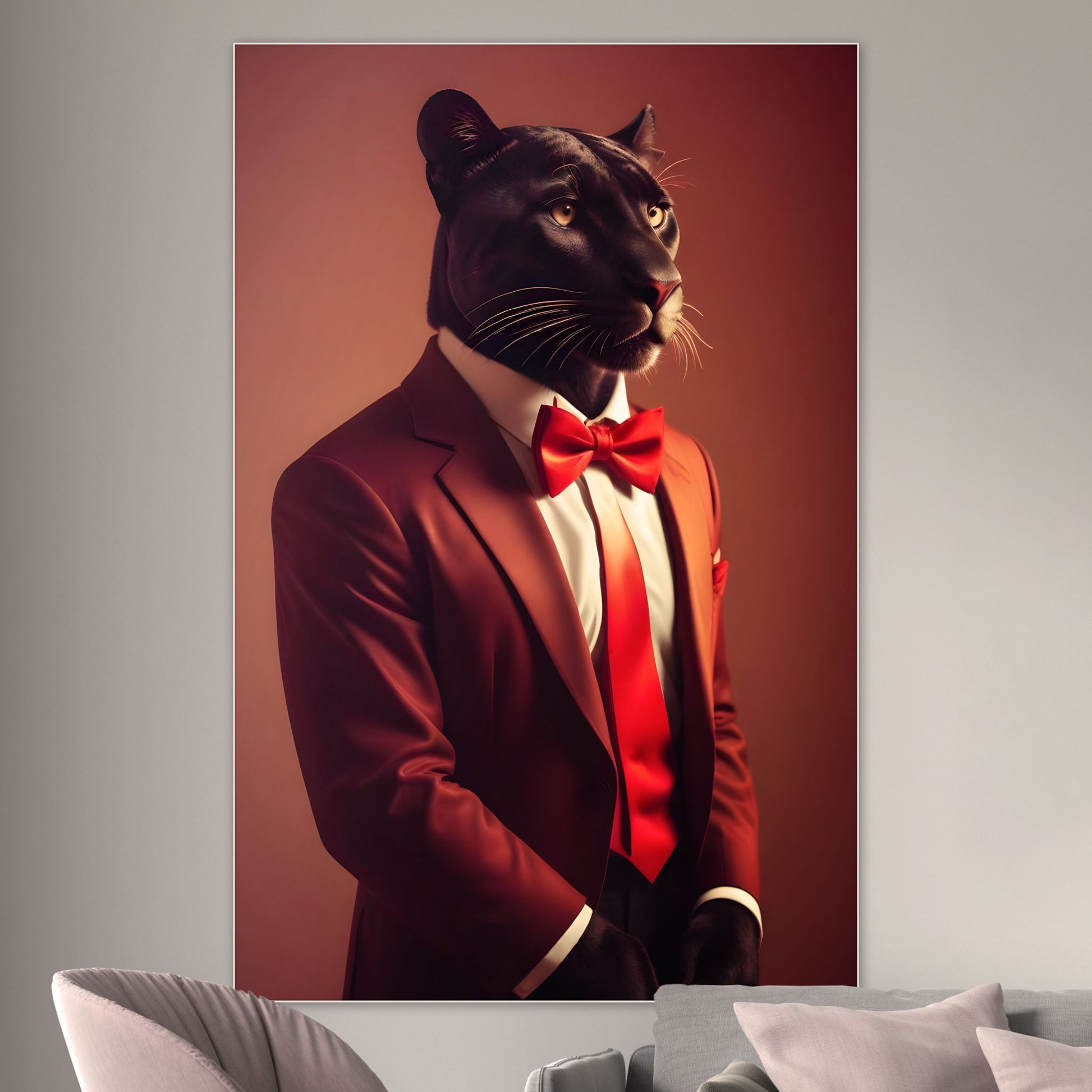 Fancy Panter - Limited Editions - Muurstatuur