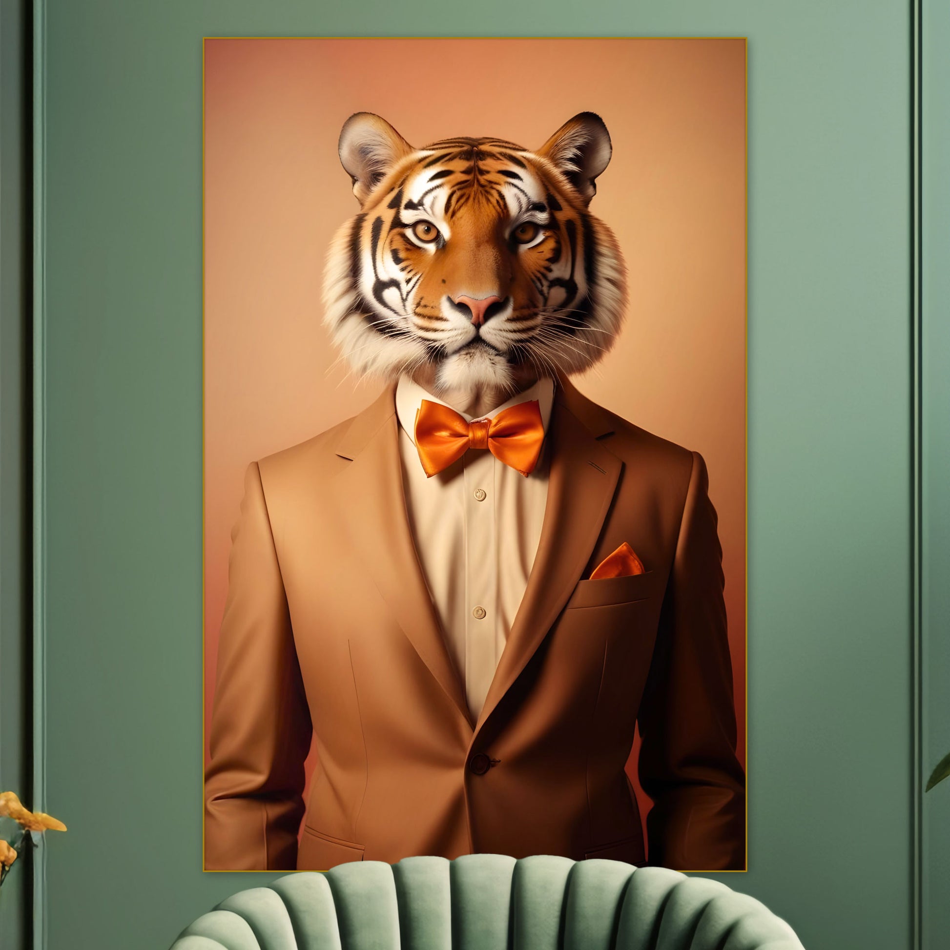 Fancy Tijger - Limited Editions - Muurstatuur