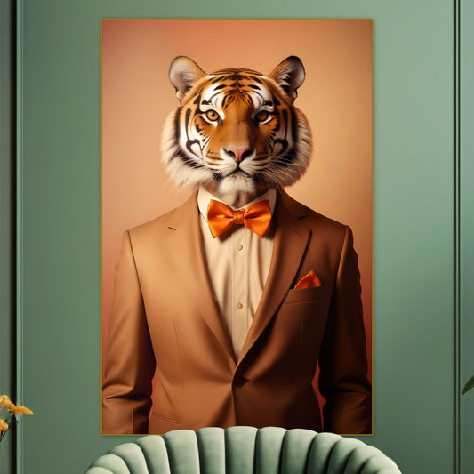 Fancy Tijger - Limited Editions - Muurstatuur