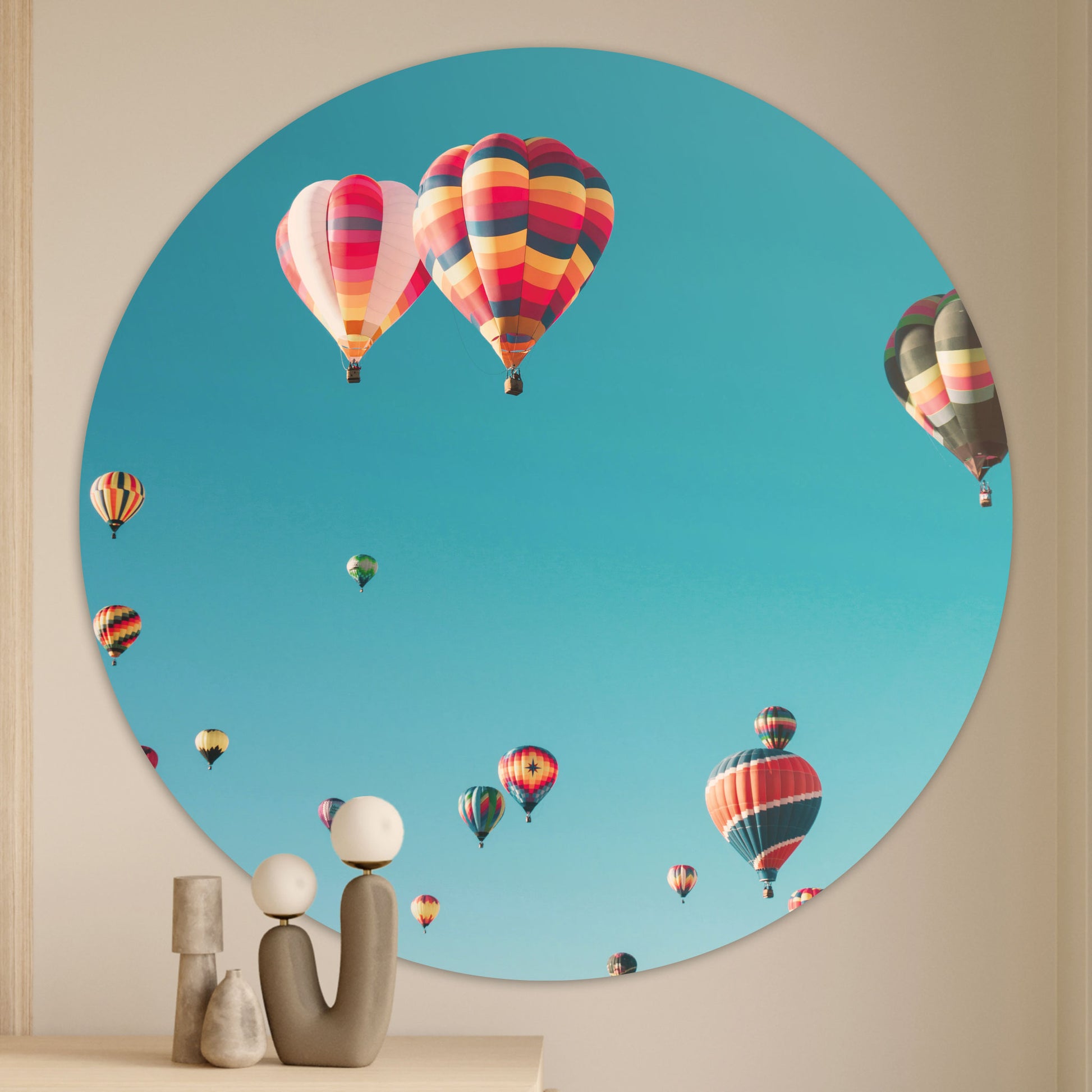 Luchtballonnen - Fotografie - Muurstatuur