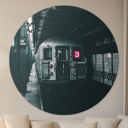 NYC Metro - Fotografie - Muurstatuur