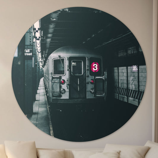 NYC Metro - Fotografie - Muurstatuur