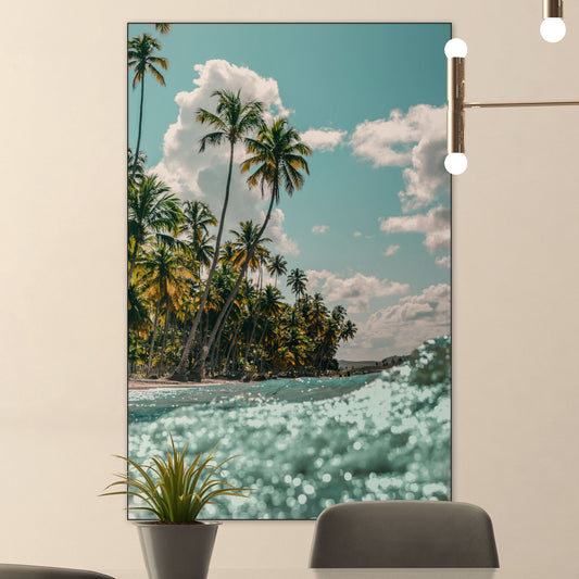 Palmbomen - Fotografie - Muurstatuur