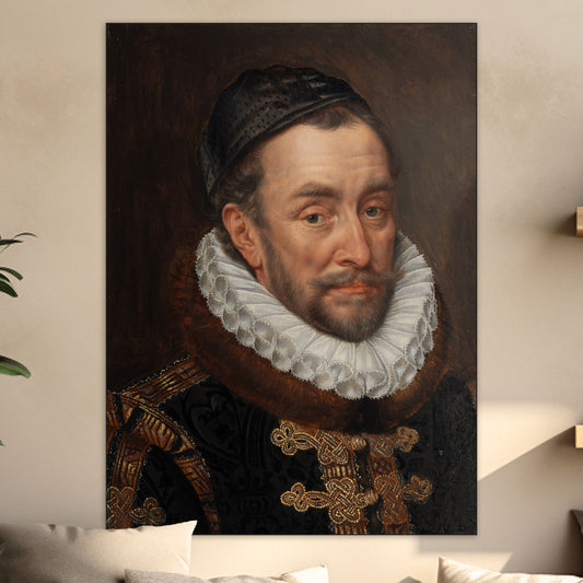 Portret van Willem I - Meesterwerken - Muurstatuur