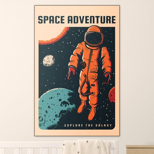 Ruimte Astronaut - Kinderkamer - Muurstatuur