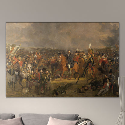 Slag bij Waterloo - Meesterwerken - Muurstatuur