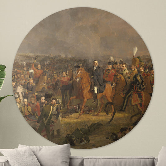 Slag bij Waterloo - Meesterwerken - Muurstatuur