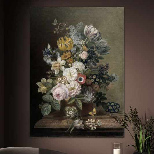 Stilleven met Bloemen I - Stillevens - Muurstatuur