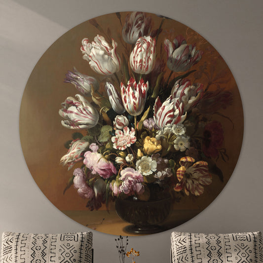 Stilleven met Bloemen III - Stillevens - Muurstatuur
