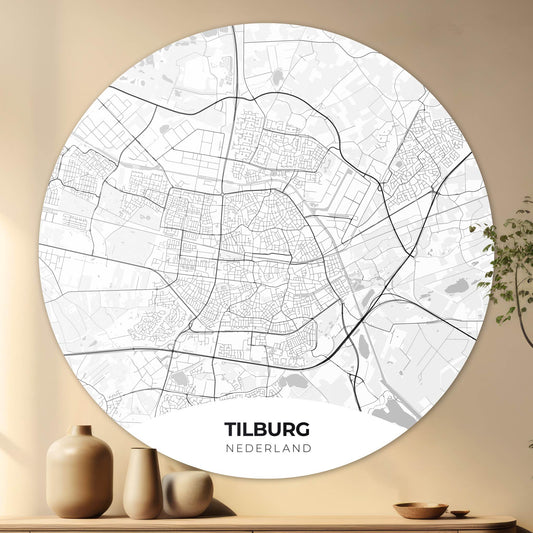 Tilburg - Kaarten - Muurstatuur