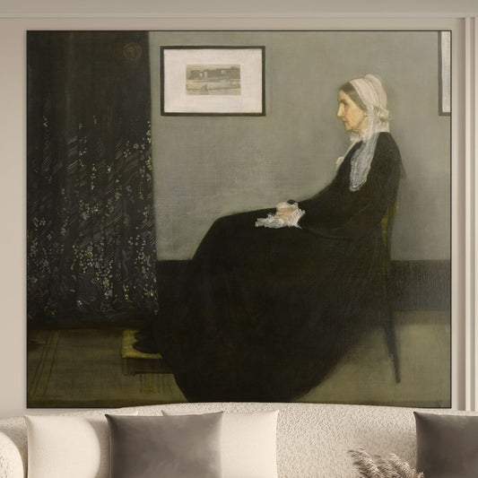 Whistler's Moeder - Meesterwerken - Muurstatuur