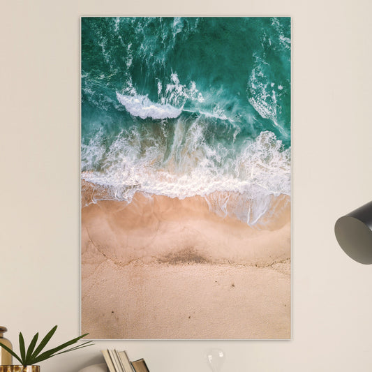 Zee en Strand - Fotografie - Muurstatuur